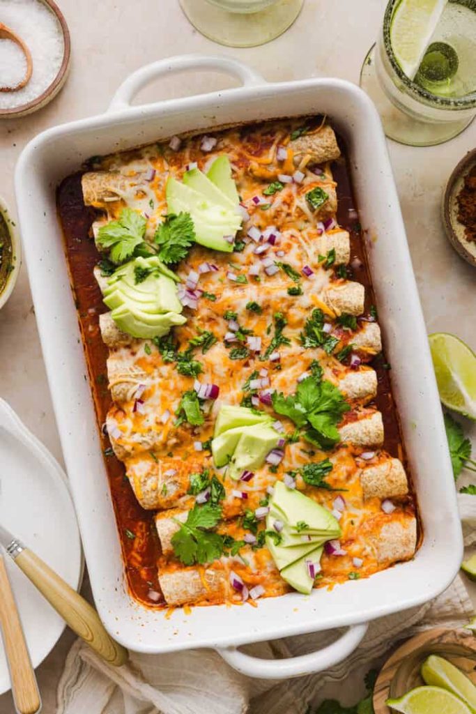 Healthy Chicken Enchilada Recipe